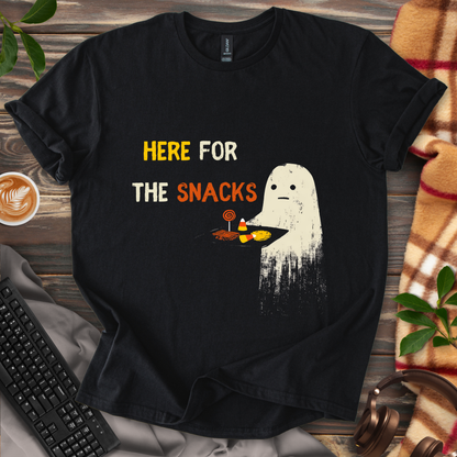 👻 Here for the Snacks T-Shirt