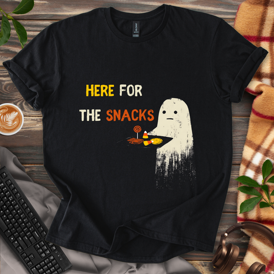 👻 Here for the Snacks T-Shirt