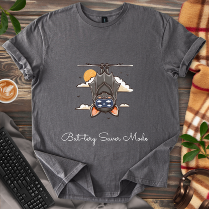 🦇 Bat-tery Saver Mode T-Shirt