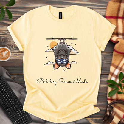 🦇 Bat-tery Saver Mode T-Shirt