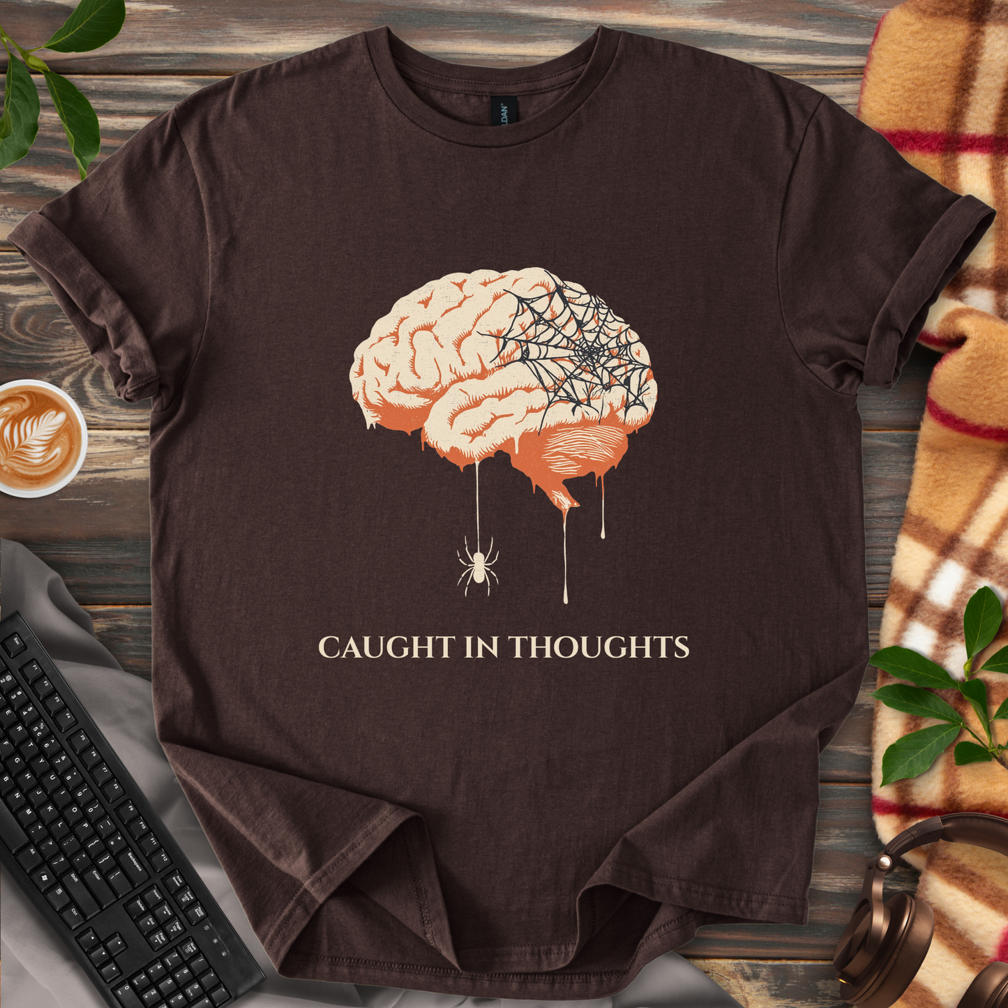 🕸️ Caught in Thoughts T-Shirt