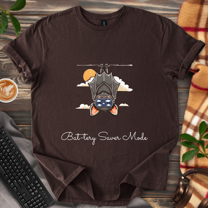 🦇 Bat-tery Saver Mode T-Shirt