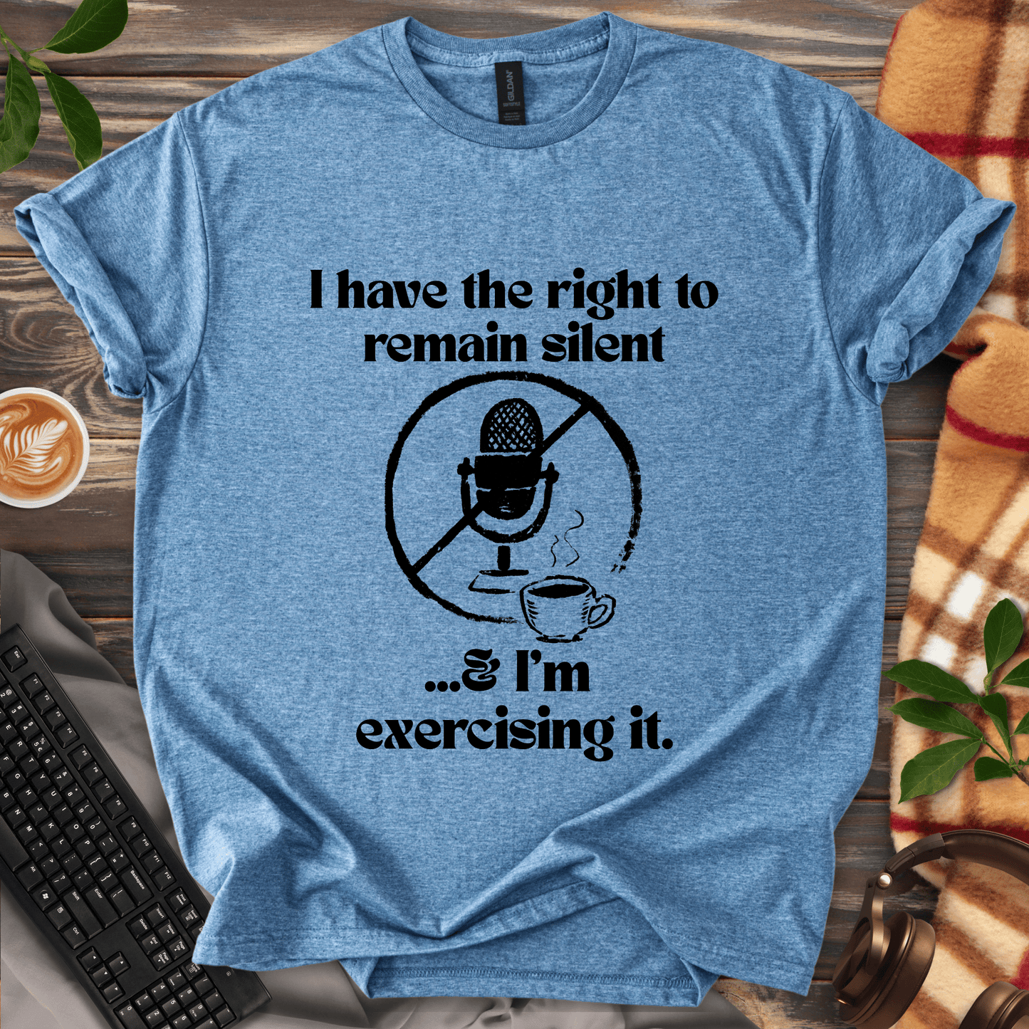 Exercising the Right to Remain Silent T-Shirt