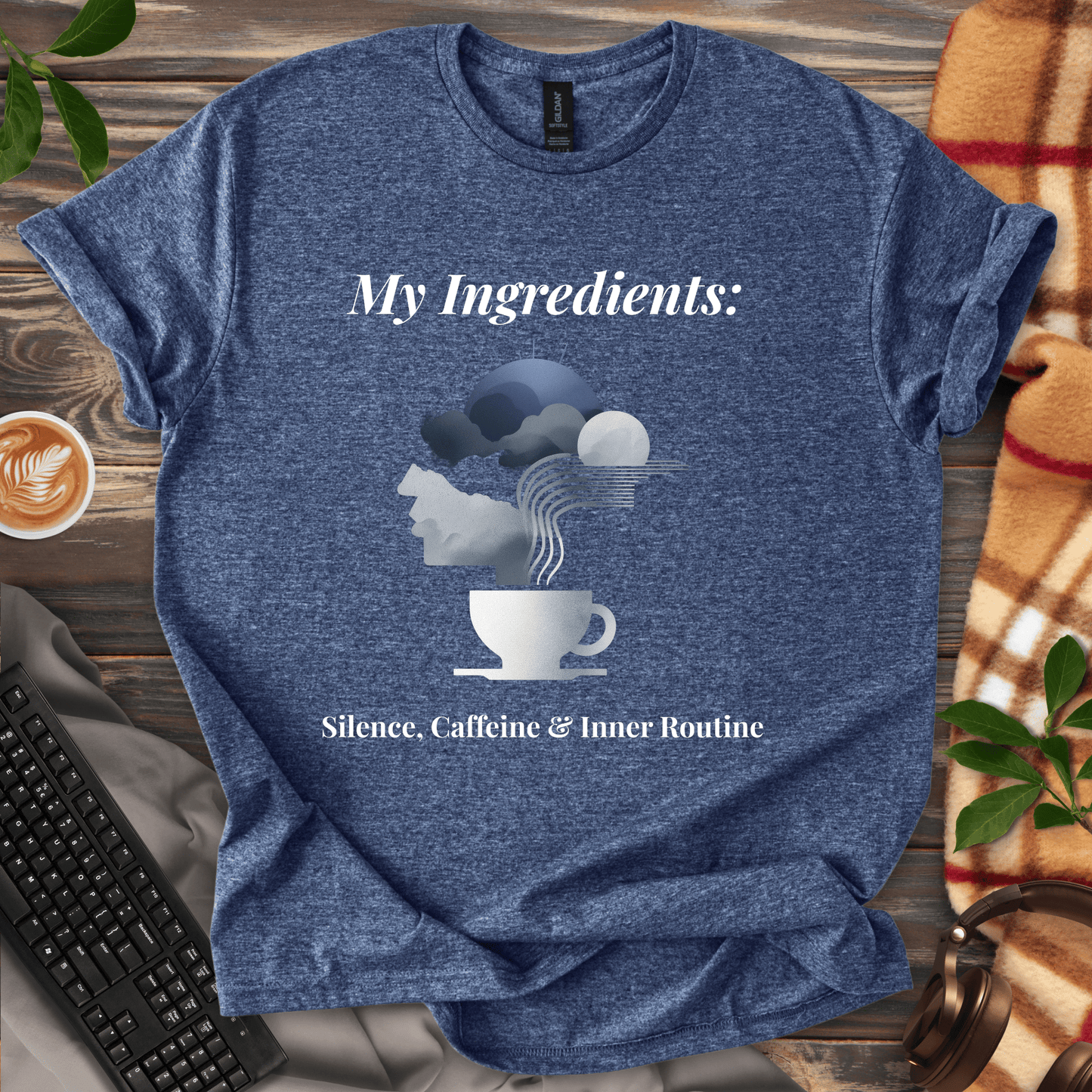 Silence, Caffeine, & Inner Routine T-Shirt