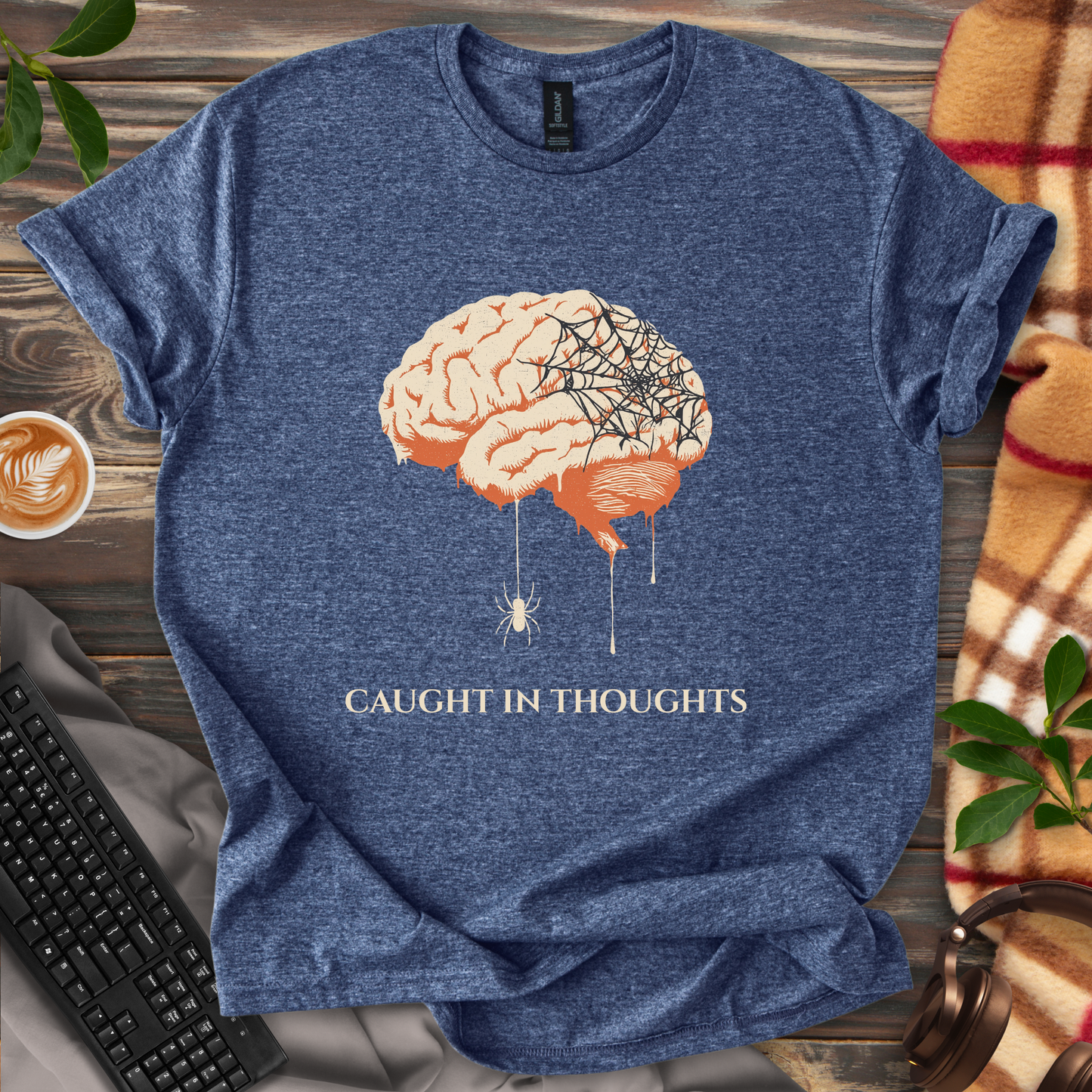🕸️ Caught in Thoughts T-Shirt