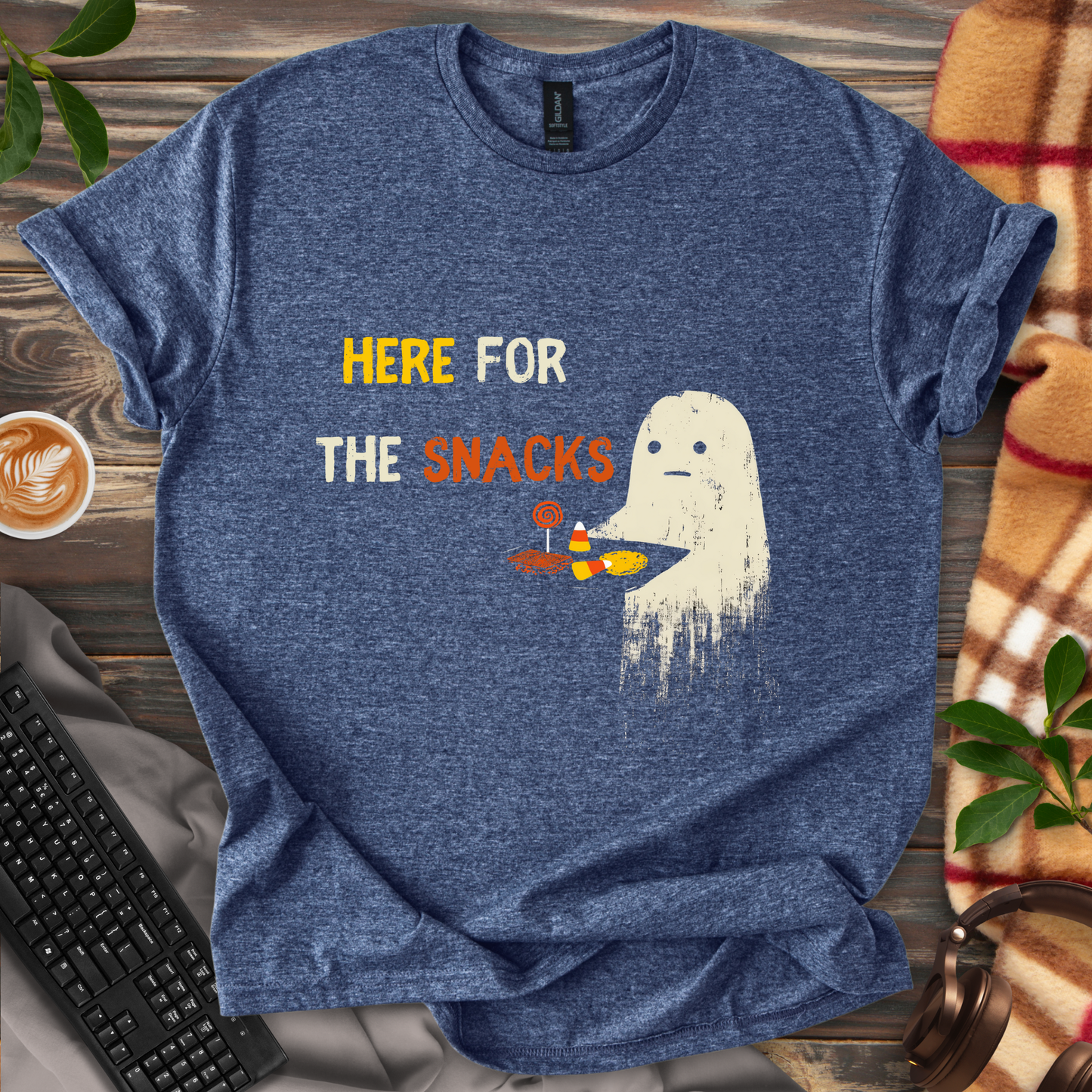 👻 Here for the Snacks T-Shirt