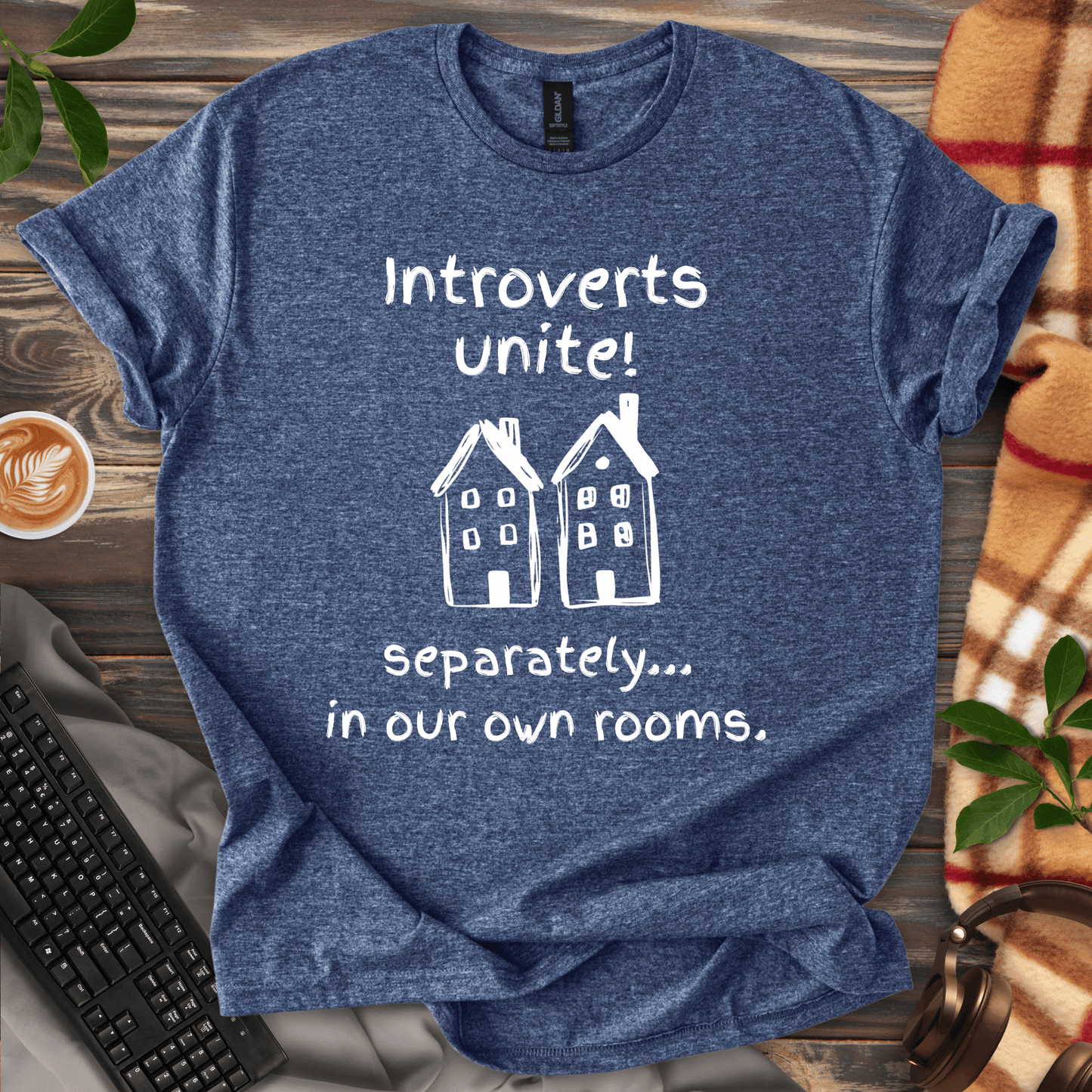 Introverts Unite...Separately. T-Shirt