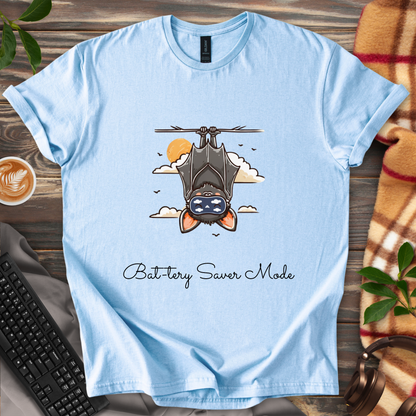 🦇 Bat-tery Saver Mode T-Shirt
