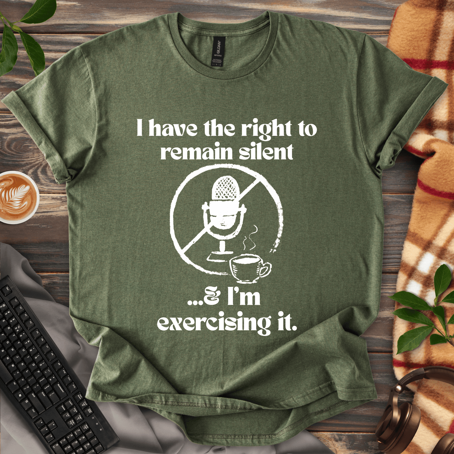 Exercising the Right to Remain Silent T-Shirt