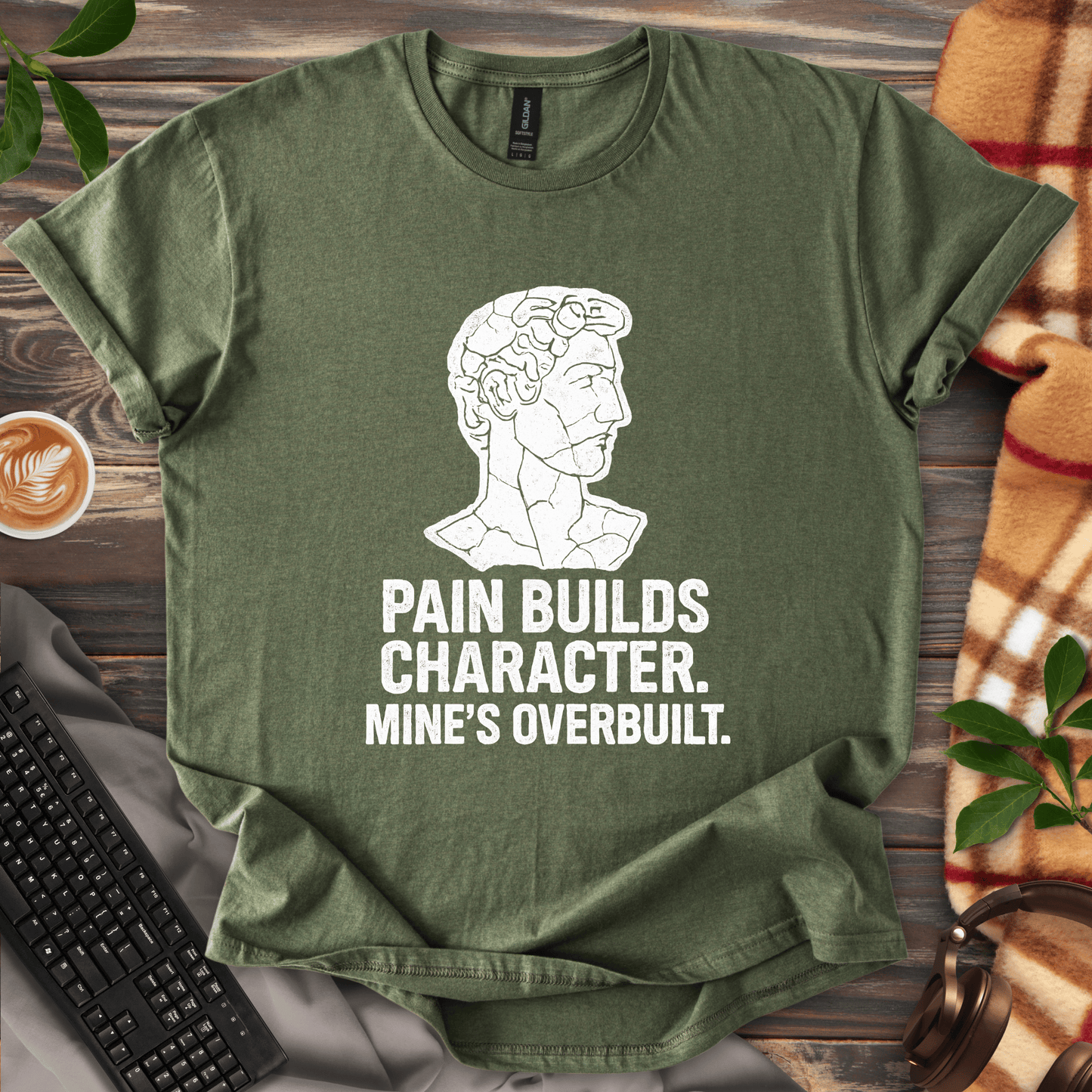 Pain Builds Character T-Shirt