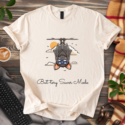 🦇 Bat-tery Saver Mode T-Shirt