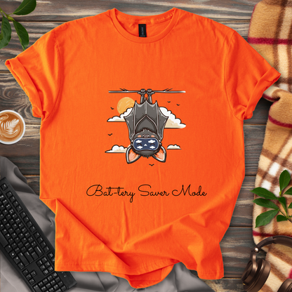 🦇 Bat-tery Saver Mode T-Shirt