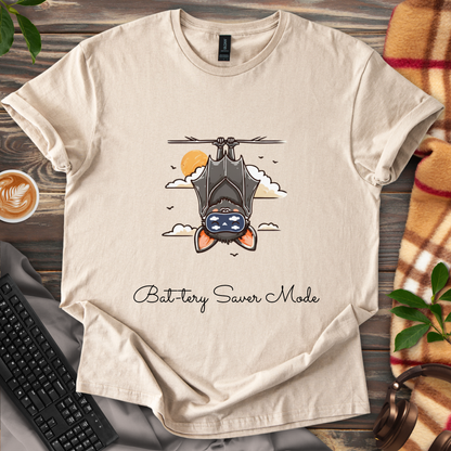 🦇 Bat-tery Saver Mode T-Shirt