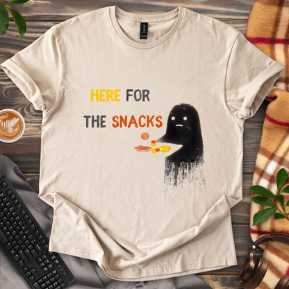 👻 Here for the Snacks T-Shirt