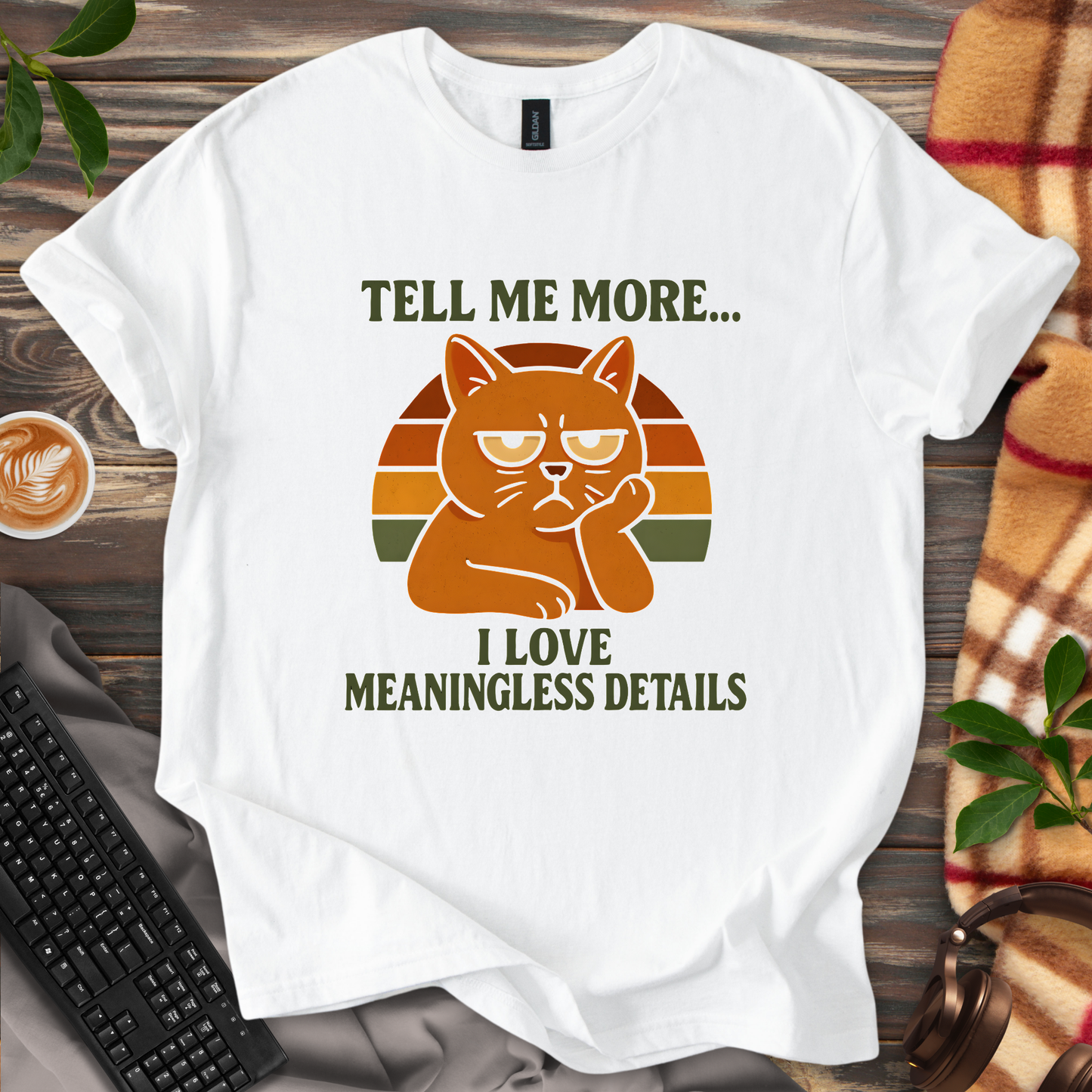 Tell Me More Cat T-Shirt